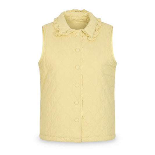 Womens UK Size 8 Daisy Street Yellow Gilet