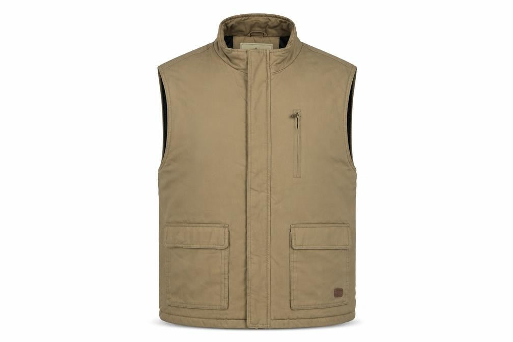 Mens UK Size L Wenven Beige Gilet