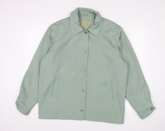 Womens UK Size 20 David Barry Green Jacket