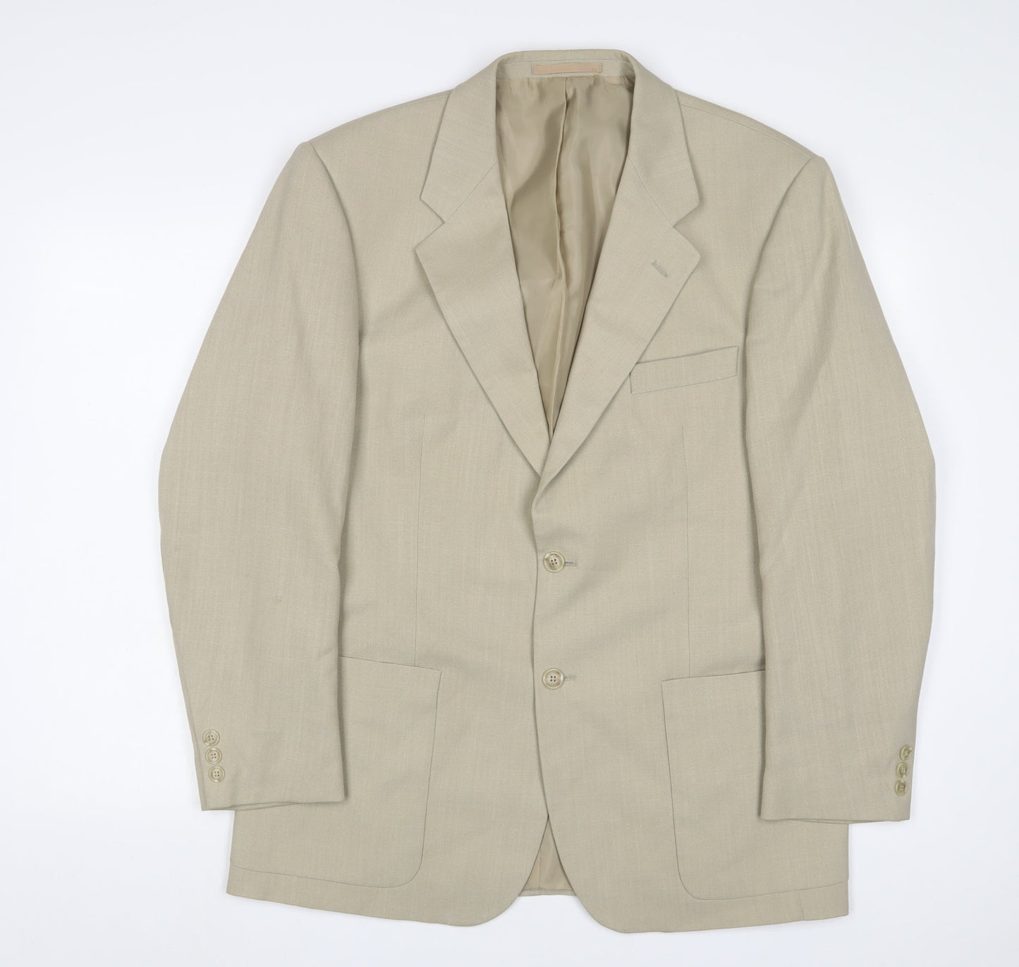 Mens UK Size 40 Wellington Regular Beige Suit Jacket