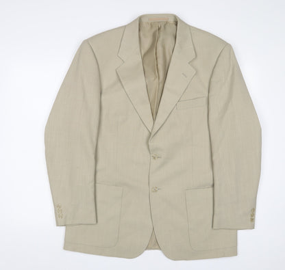 Mens UK Size 40 Wellington Regular Beige Suit Jacket