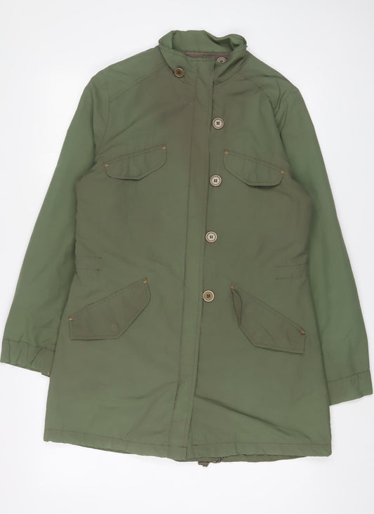 Red Herring Womens Green Jacket Size 12 Zip