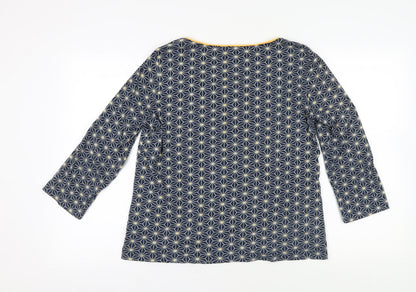 Womens UK Size 14 Nomads Blue Basic Blouse
