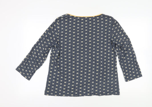 Womens UK Size 14 Nomads Blue Basic Blouse