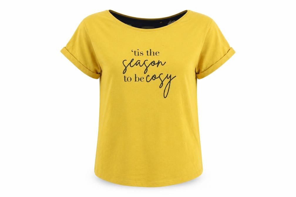 Womens UK Size M Next Yellow Basic T-Shirt