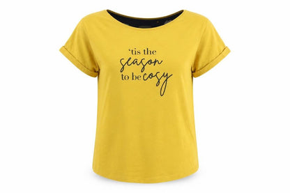 Womens UK Size M Next Yellow Basic T-Shirt