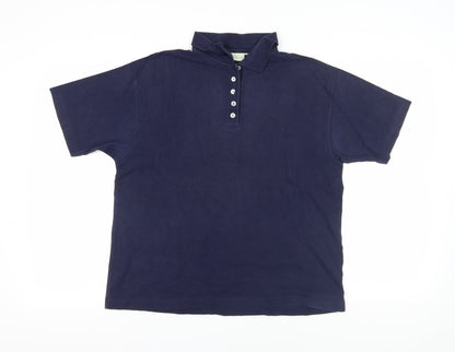 Unisex Adults UK Size L Holmewood Blue Basic Polo