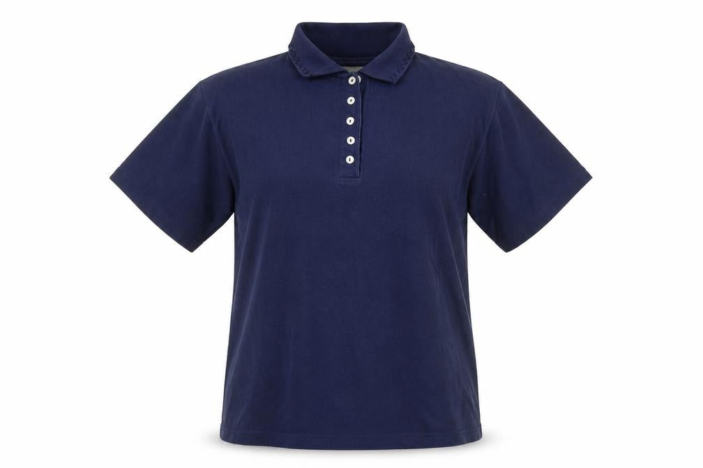 Unisex Adults UK Size L Holmewood Blue Basic Polo