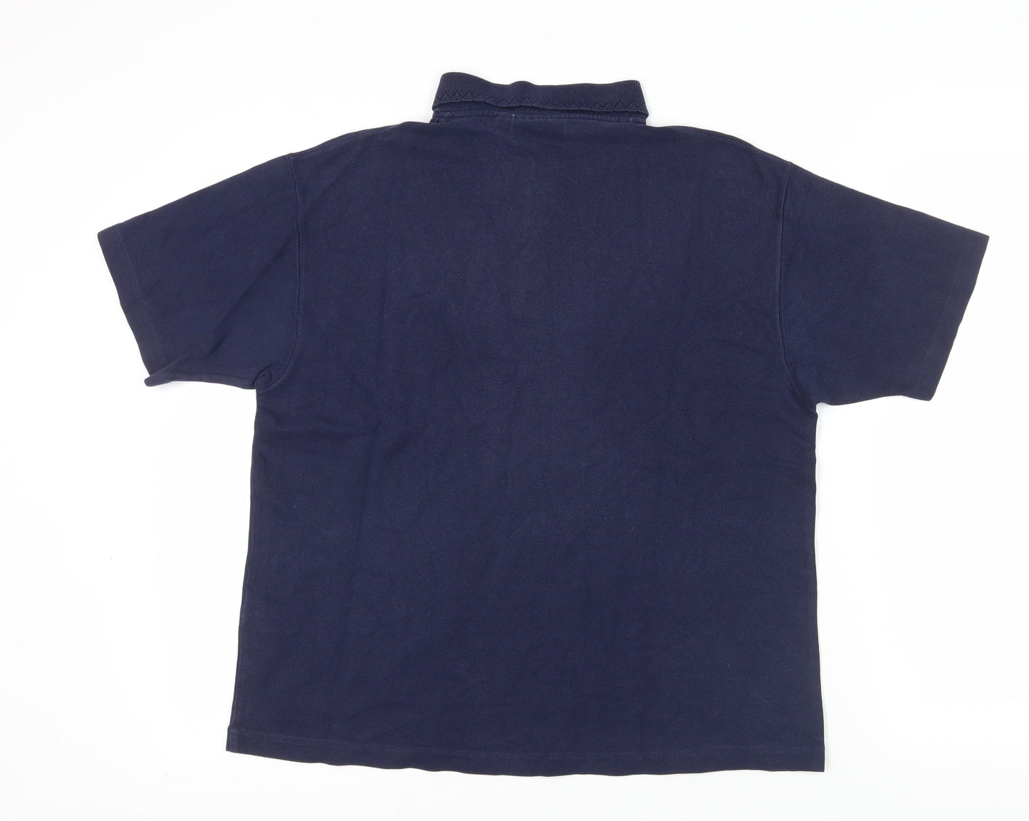 Unisex Adults UK Size L Holmewood Blue Basic Polo