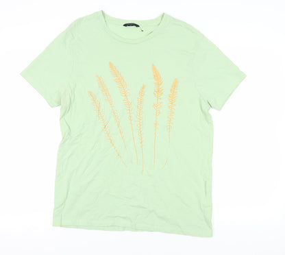 Unisex Adults UK Size XL LC Waikiki Green Basic T-Shirt