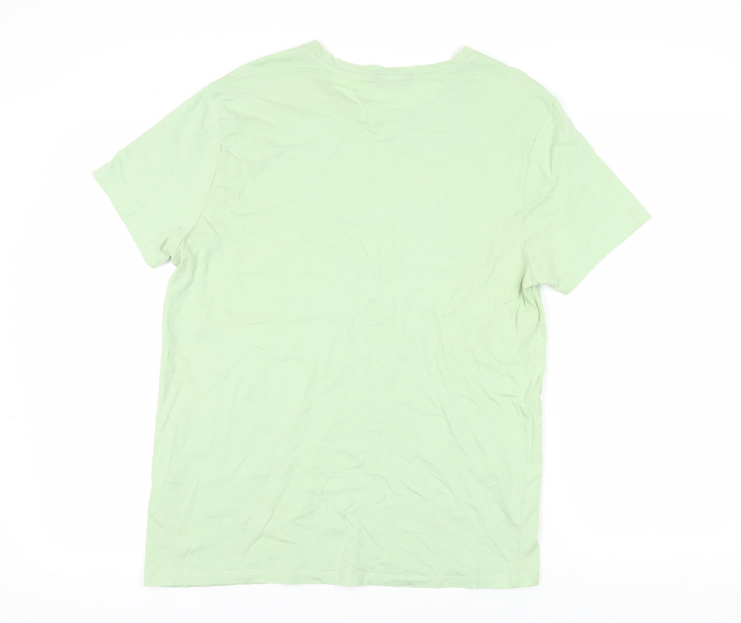 Unisex Adults UK Size XL LC Waikiki Green Basic T-Shirt