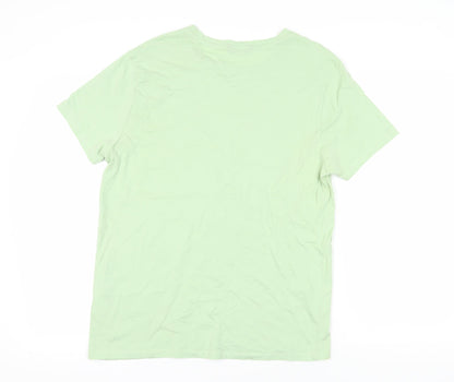 Unisex Adults UK Size XL LC Waikiki Green Basic T-Shirt
