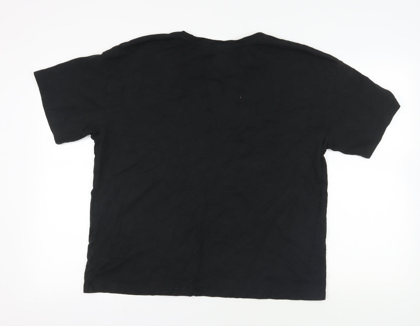 Womens UK Size 12 Next Black Basic T-Shirt
