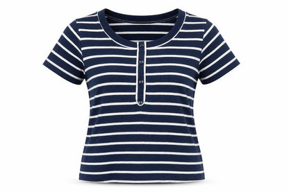 Womens UK Size 16 Alexara Blue Jersey T-Shirt