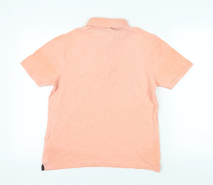 Marks and Spencer Pink Polo Shirt - Size S, Cotton