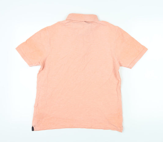 Marks and Spencer Pink Polo Shirt - Size S, Cotton