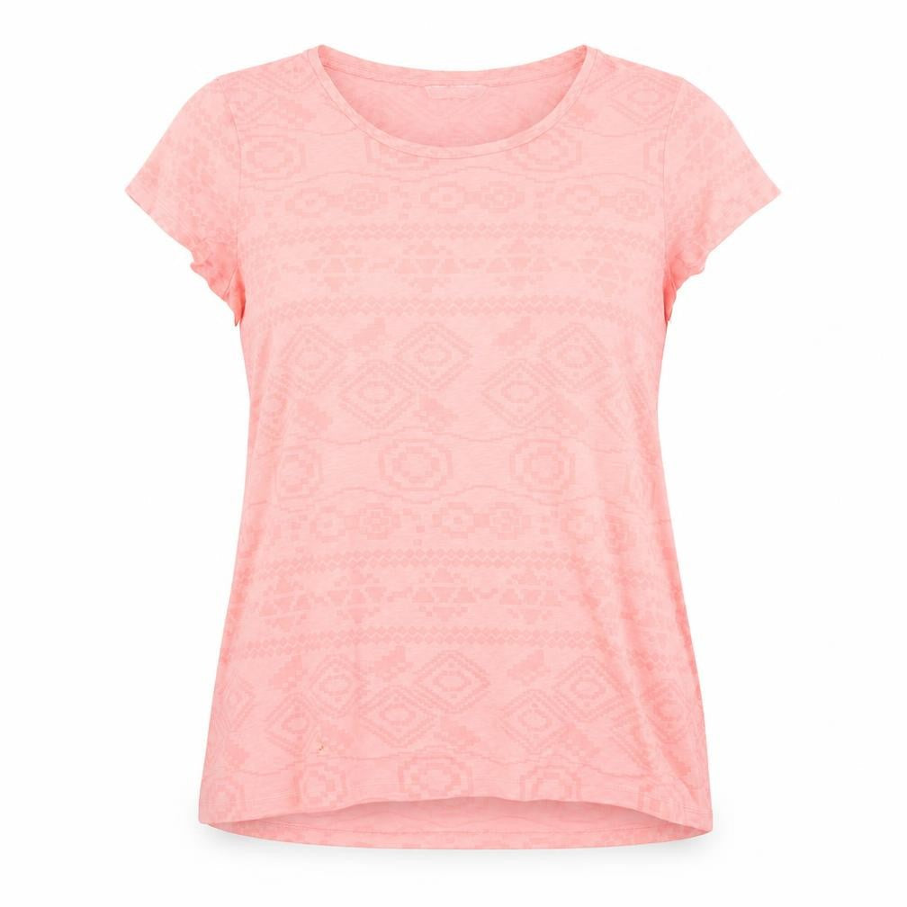 Womens UK Size M Red Herring Pink Basic T-Shirt