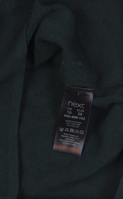 Womens UK Size 10 Next Green Pullover Jumper