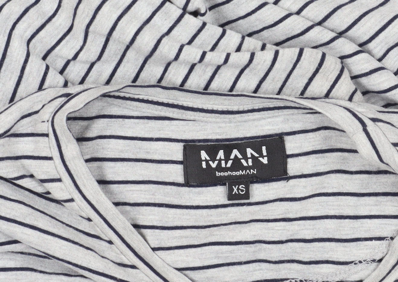 Mens UK Size XS boohooMAN Grey  T-Shirt