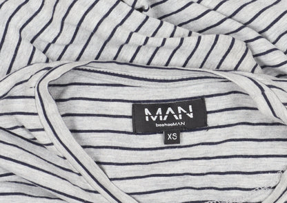 Mens UK Size XS boohooMAN Grey  T-Shirt