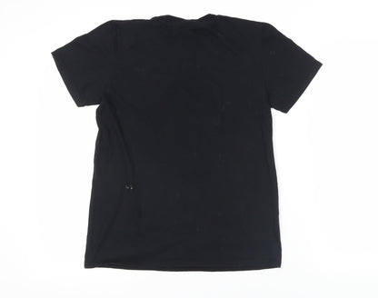 Absolute Cult Slytherin Black T-Shirt, Size S, 100% Cotton