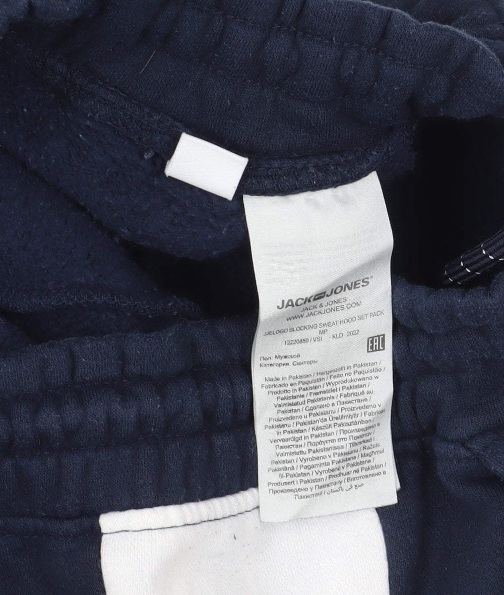 Jack & Jones Blue Joggers M - Casual Fleece Trousers