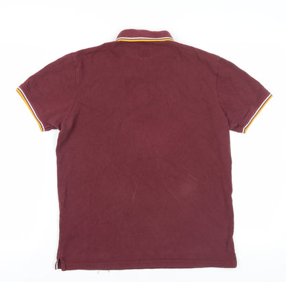 Jack Wills Red Classic Fit Polo M