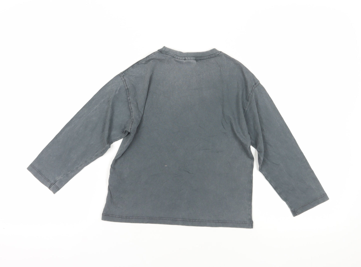 Zara Grey Barbie Graphic Long Sleeve T-Shirt 6-7 Years