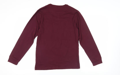 Ted Baker Red Long Sleeve Men's T-Shirt Size S