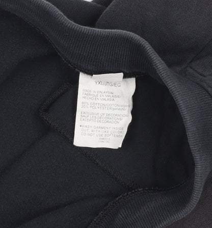 Under Armour Boys' Black Sweat Shorts XL, Relaxed Fit