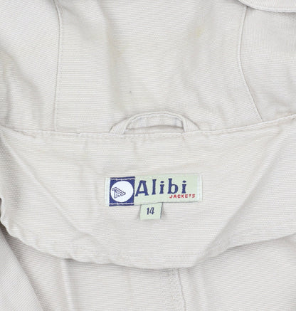 Womens UK Size 14 Alibi Beige Parka Coat