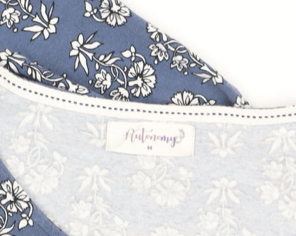 Autonomy Blue Floral 3/4 Sleeve Tunic M
