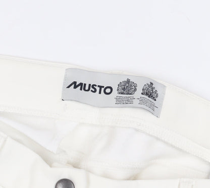 Musto Women's White Skinny Trousers Size 12