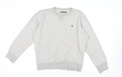 Mens UK Size L French Connection Grey Pullover Sweatshirt