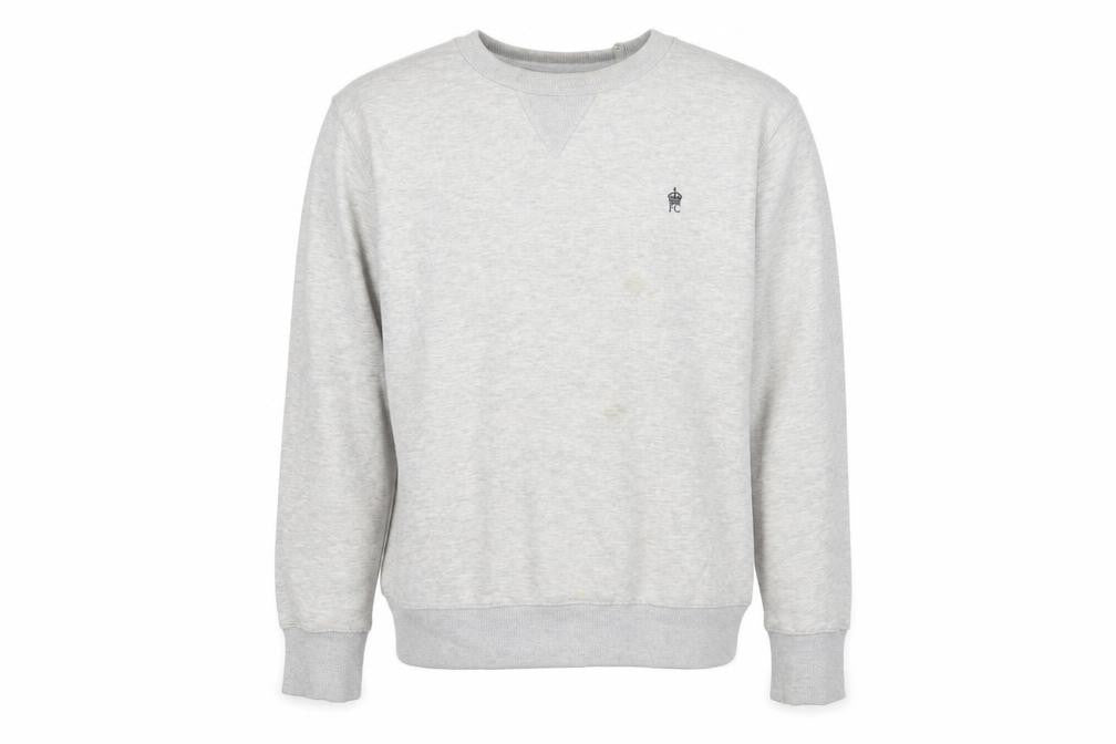 Mens UK Size L French Connection Grey Pullover Sweatshirt