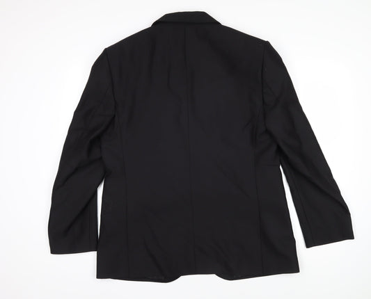 Mens UK Size XL Marks and Spencer Regular Black Suit Jacket