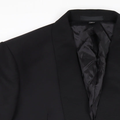 Mens UK Size XL Marks and Spencer Regular Black Suit Jacket