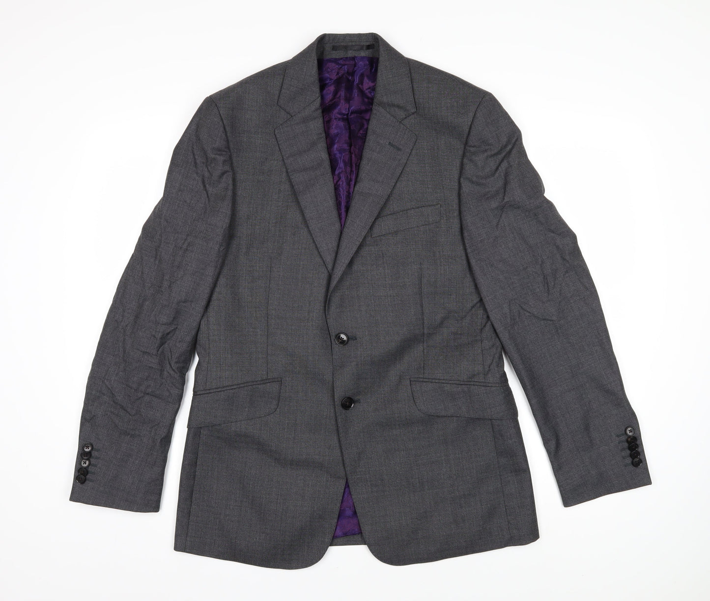 Mens UK Size 38 Duchamp Regular Grey Suit Jacket