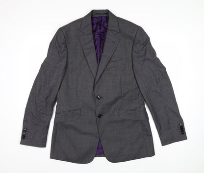Mens UK Size 38 Duchamp Regular Grey Suit Jacket
