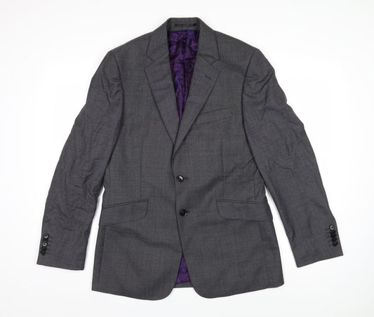Mens UK Size 38 Duchamp Regular Grey Suit Jacket
