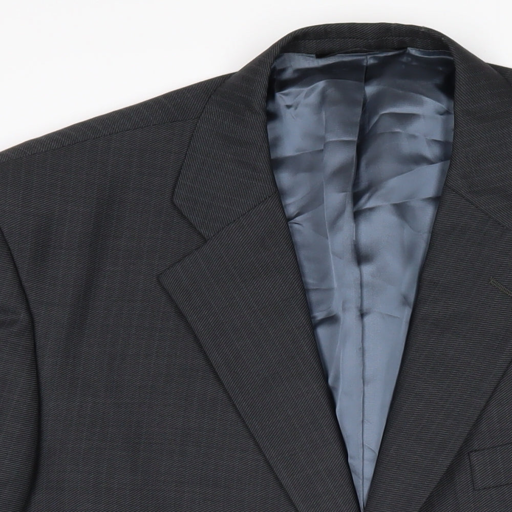 Mens UK Size 46 Marks and Spencer Regular Grey Suit Jacket