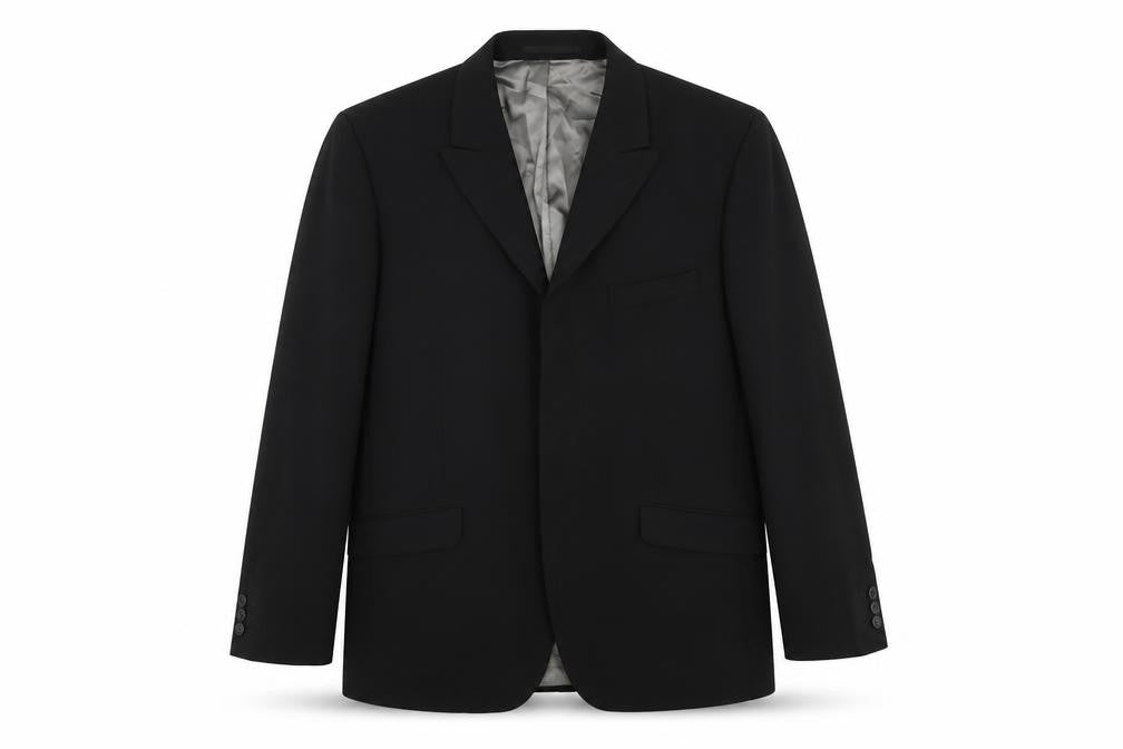 Mens UK Size 40 Jonathan Adams Regular Black Suit Jacket