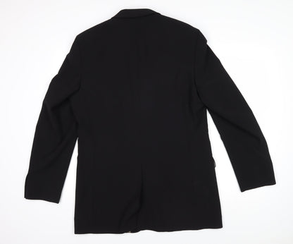 Mens UK Size 40 Jonathan Adams Regular Black Suit Jacket