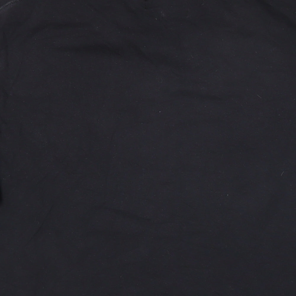 Womens UK Size M Twisted Soul Black Basic T-Shirt