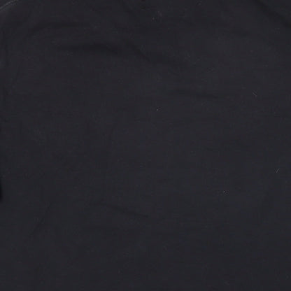 Womens UK Size M Twisted Soul Black Basic T-Shirt