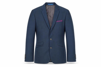 Mens UK Size 38 Greenwoods Regular Blue Suit Jacket