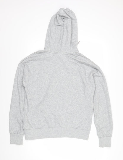 USA Pro Womens Grey Polyester Pullover Hoodie Size 14 Pullover