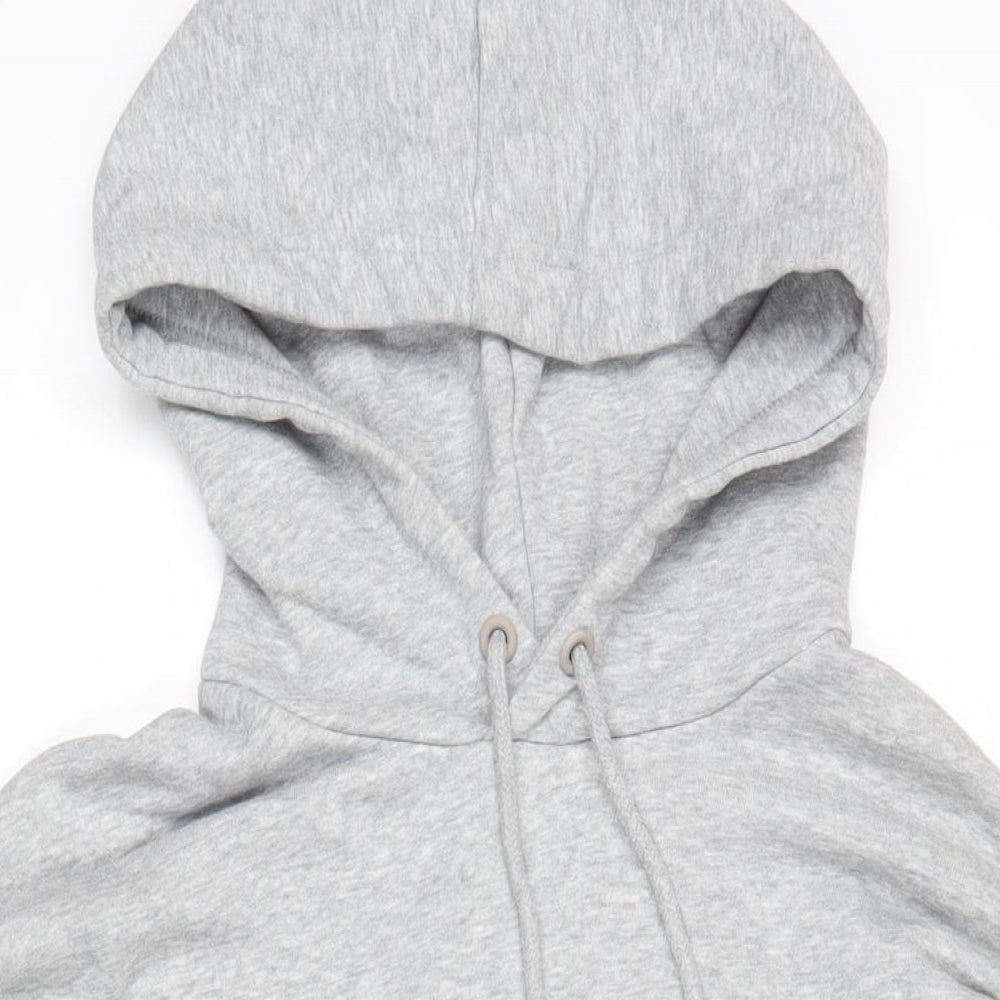 USA Pro Womens Grey Polyester Pullover Hoodie Size 14 Pullover