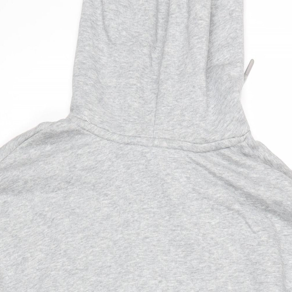 USA Pro Womens Grey Polyester Pullover Hoodie Size 14 Pullover