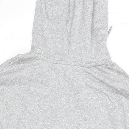 USA Pro Womens Grey Polyester Pullover Hoodie Size 14 Pullover